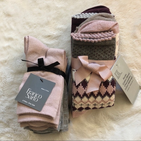 Franco Sarto Accessories - ❌SOLD❌  Franco Sarto & Cotton Blend Sock Packs